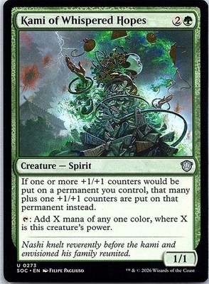 Kami of Whispered Hopes 273 Secrets of Strixhaven Magic: The Gathering NM