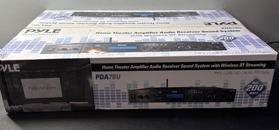 Pyle Home Theater Amplifier Audio Receiver Sound System (PDA7BU)