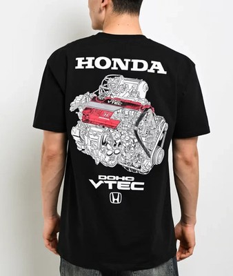 JDM Performance Engine Graphic T-Shirt Japanese Racing Streetwear Black Tee