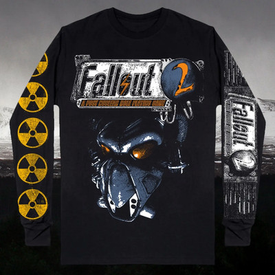 Arcade Anime Fallout 2 Advanced Power Armor Heavyweight Black Long Sleeve