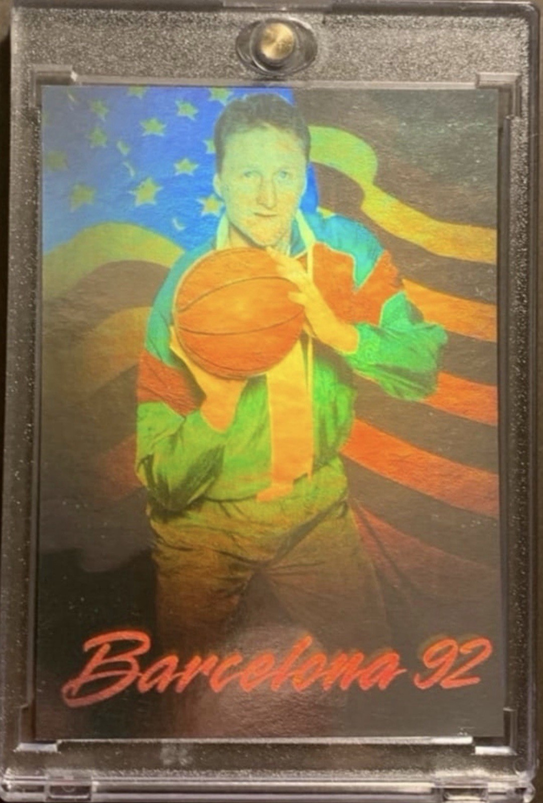 LARRY BIRD -  Vintage HOLO Basketball Card - Boston Celtics NBA (HOF)￼