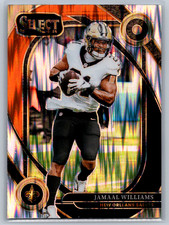 2024 Panini Select - Club Level Jamaal Williams #266 Black & Red Shock Prizm