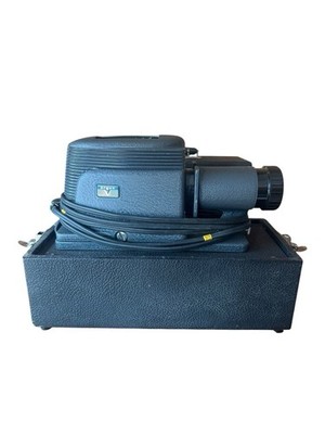 Argus Model 200 Vintage Slide Projector W/Case Works+Fan USA Pictures VGC Black 