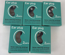Ear plug 2 Pairs Noise-Reducing Earplugs Set of 5