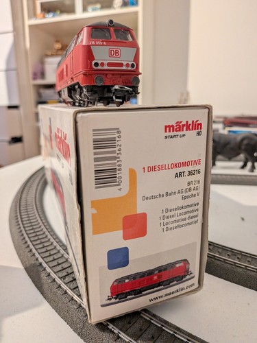 Märklin H0 36216 Diesellok BR 216 Digital mit OVP, Neuwertig | Condition: Gebraucht