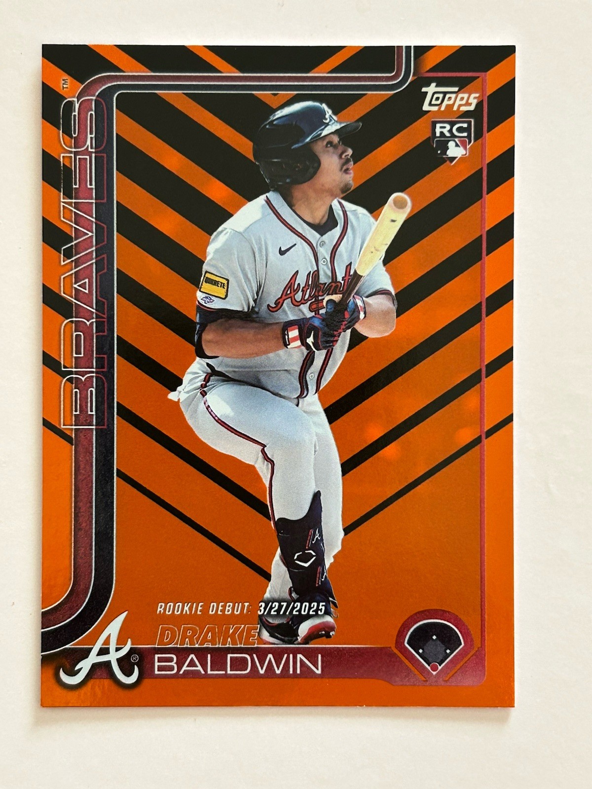 Drake Baldwin 2025 Topps Update (RC,SP) Rookie Holiday Halloween Foil #US113