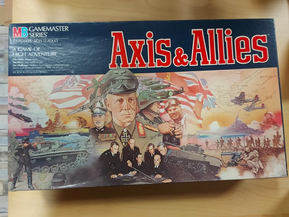 Axis and Allies - MB Gamemaster Series - Brettspiel-Konvolut-Sammlung-Boardgames - Bild 1 von 4