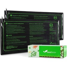 MET Certified Waterproof Seedling Heat Mat 10'' x 20'' for Optimal Germination