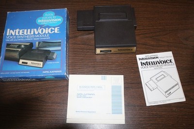 Mattel Intellivision Intellivoice Module With Box And Instructions