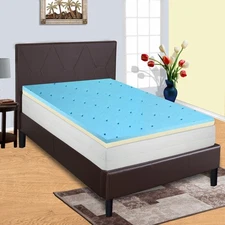 Spring Solution 2-Inch High Density Foam Topper,Adds Comfort to Mattress, Kin...