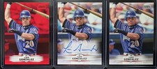 Luis Gonzalez 2025 Topps Stadium Club On Card Auto + Red + Base Lot Diamondbacks