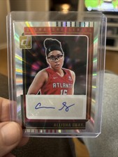 2025 Panini Donruss WNBA Signature Series Allisha Gray #SS-AG Holo Laser (AU)