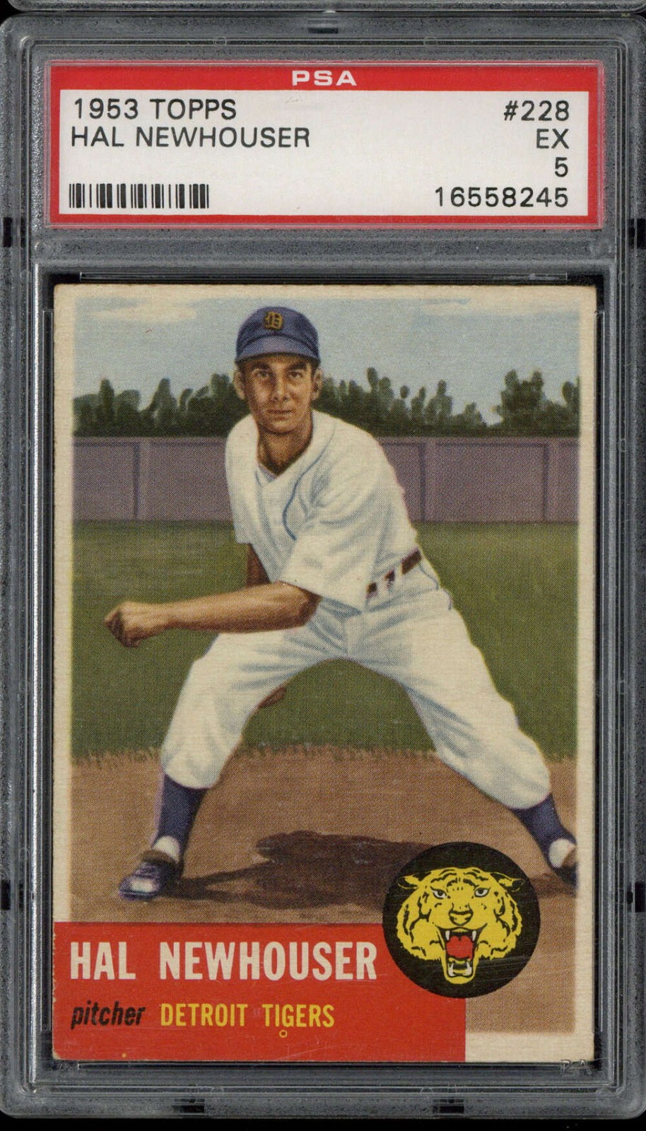 1953 Topps #228 Hal Newhouser Tigers PSA 5 EX RC High #