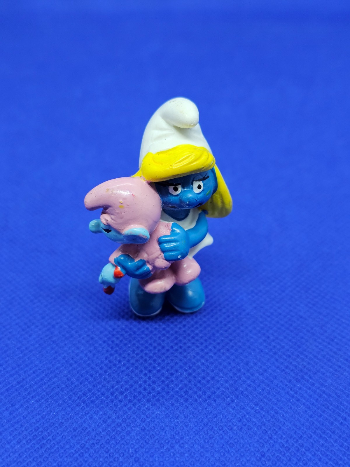 Schtroumpfette avec Bebe 20192 Schleich Peyo 1983 Variante R