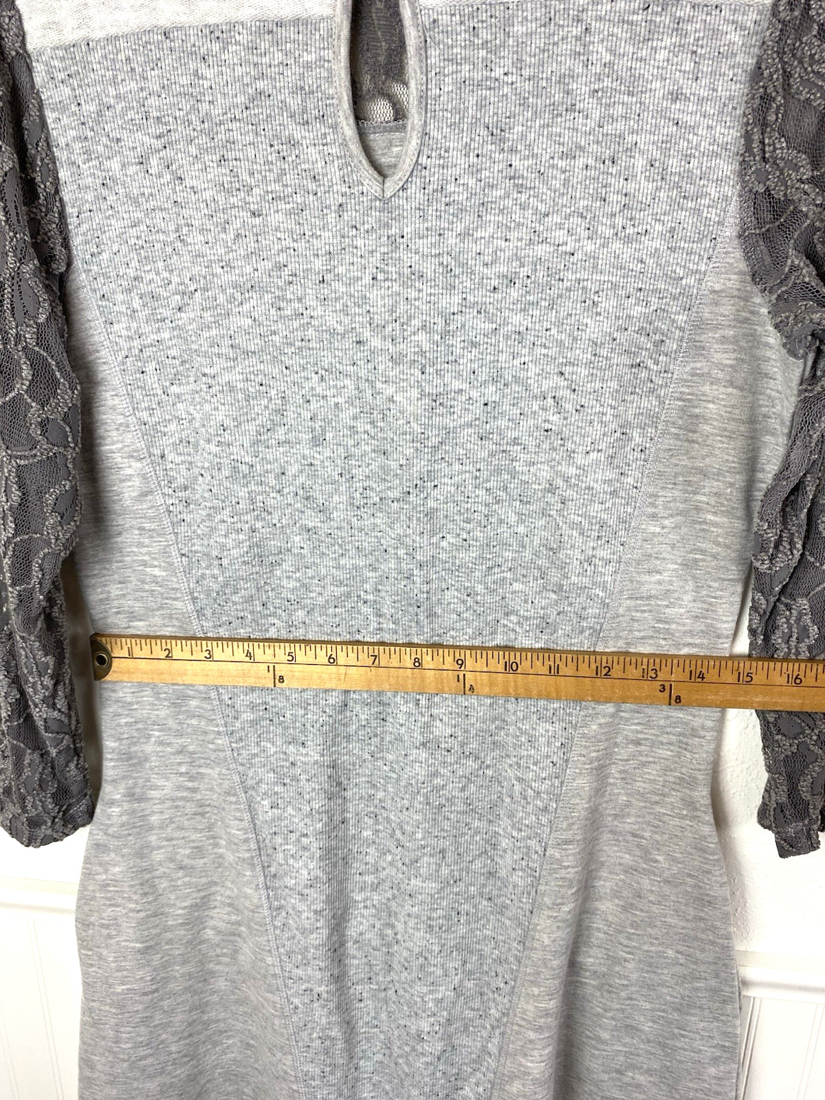 Sundance Medium Manette Lace Patchwork Lantern Mi… - image 5