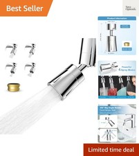 Faucet Aerator 4 Modes, 360  Swivel Faucet Sprayer Head Attachment, Chrome  ...
