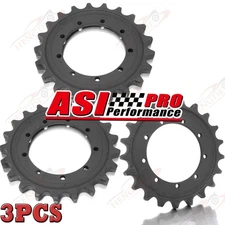 3pcs Drive Sprocket For Kubota KX91-3,KX033-4,KX71-3 9 Mounting Hole 21Teeth