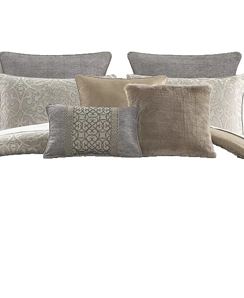 Waterford 100% Polyester Square Home Décor Pillows