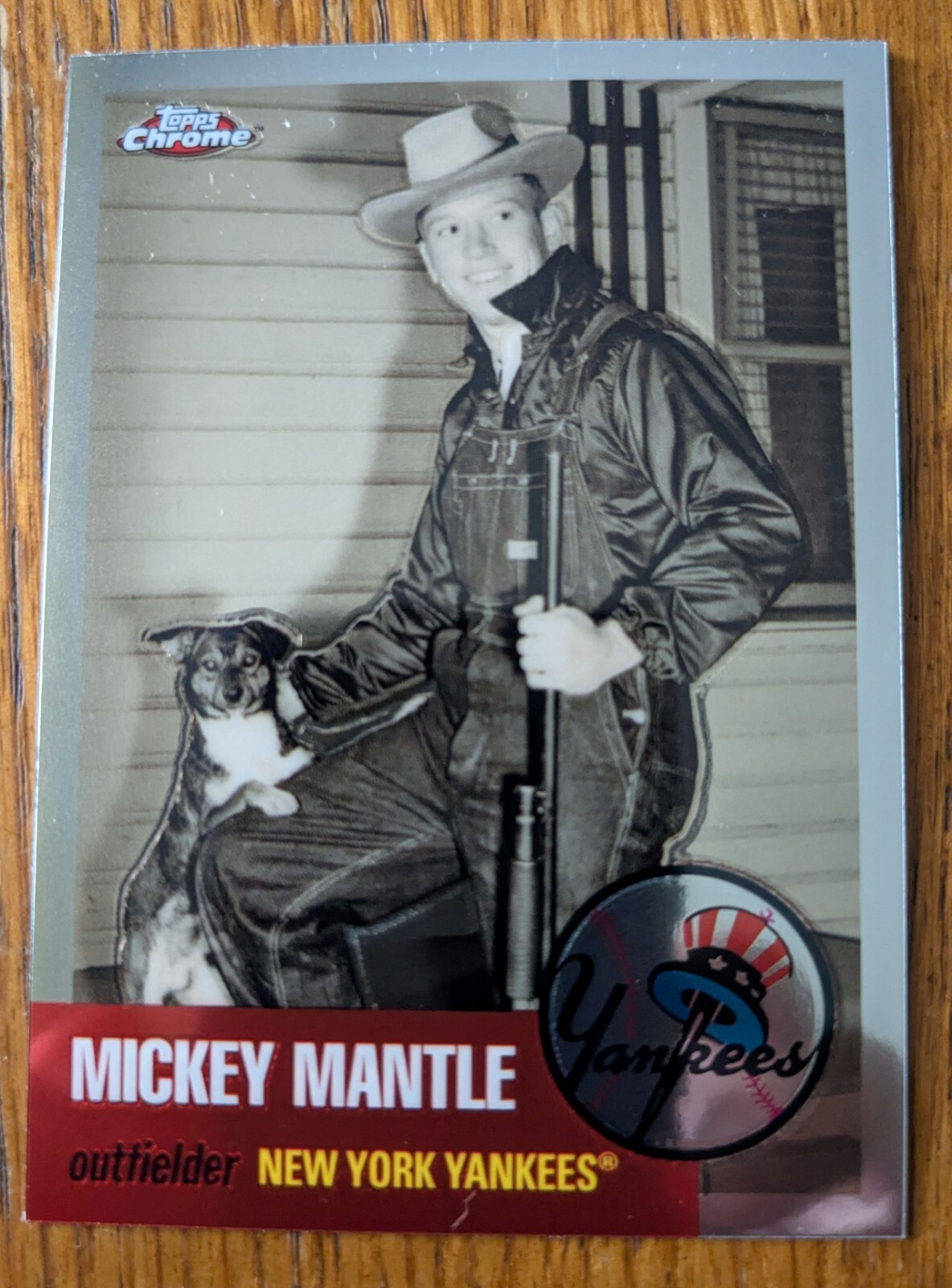 MICKEY MANTLE, 2007 TOPPS CHROME, MICKEY MANTLE STORY #MMS25