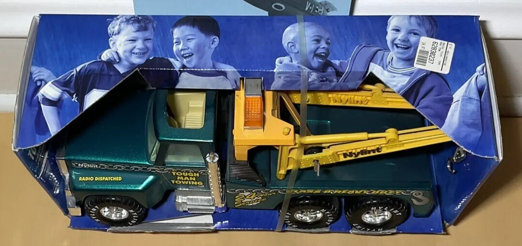 Twin Boom Wrecker 1977 Ford L9000 Nylint Metal Muscle Pressed