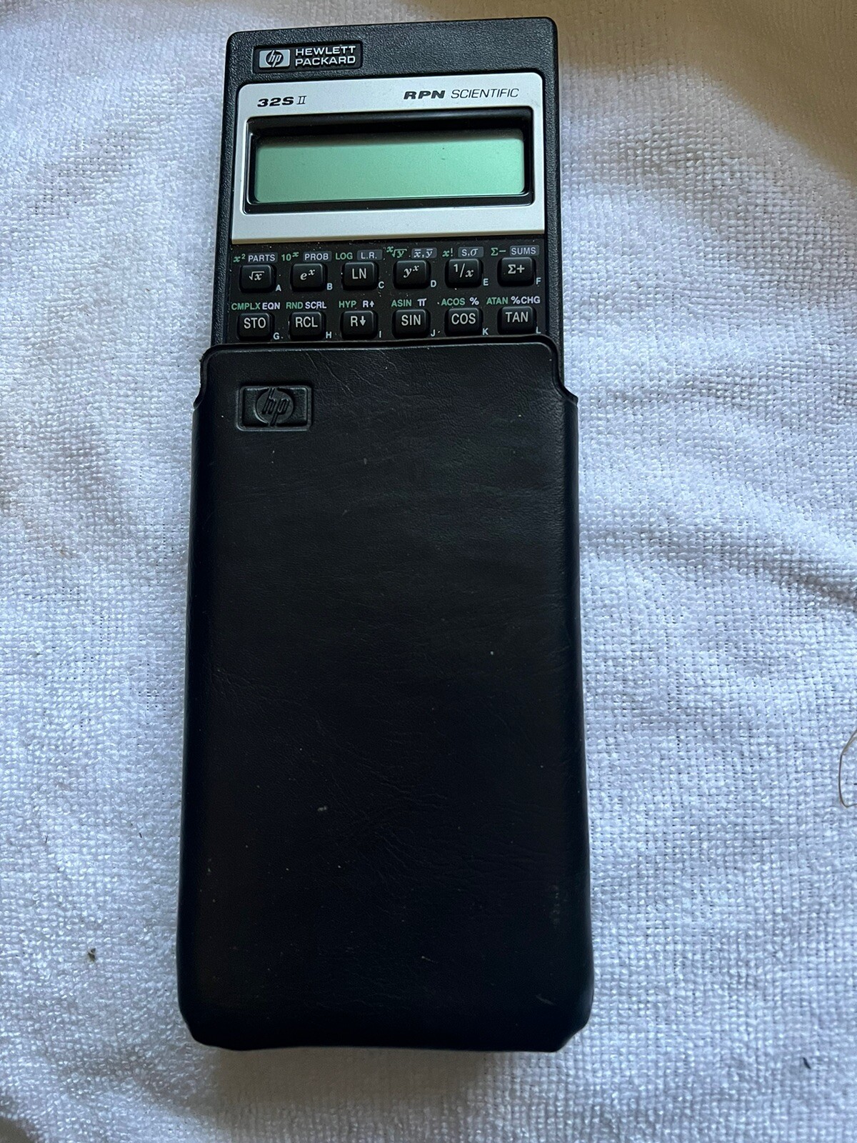 Vintage Hewlett Packard HP 32S II RPN Scientific Calculator W/ Case