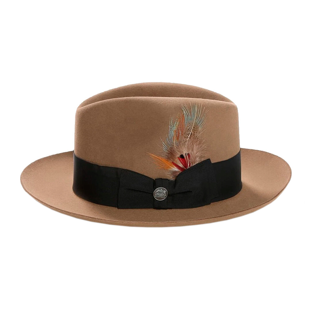 STETSON ステットソン Felt Fedora Brown 58cm Soft Felt Fedora Hat by Stetson - 119,00 €