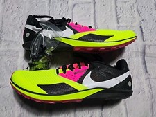 Nike Rival XC 6 Cross-Country Spikes Volt/Hyper Pink DX7999-700 Mens Sz 11.5 NEW