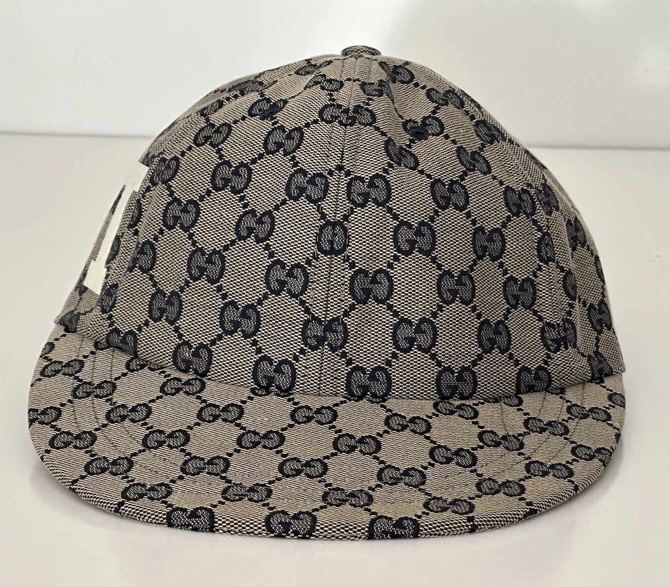 Cappello Berretto Baseball Gucci Stampa GG Marrone L (59 cm) Nuovo con etichette Made in Italy 751400