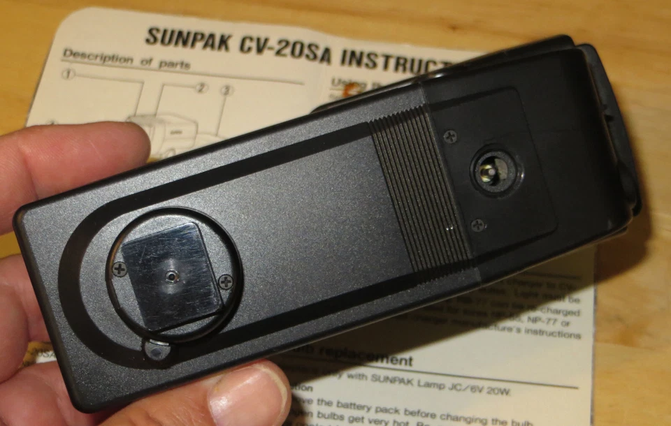 Sunpak CV-20SA Auto Sensor Video Light - Tested and Working - Image 4 of 4