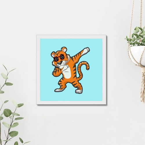Tyler the Tiger Canvas by Dancing Littles Jungle - Picture 7 of 14