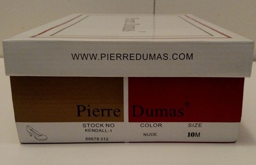 Pierre Dumas Kendall-1 Womens Classic High Heel Nude Size 10 M Pre-Owned - Picture 5 of 7