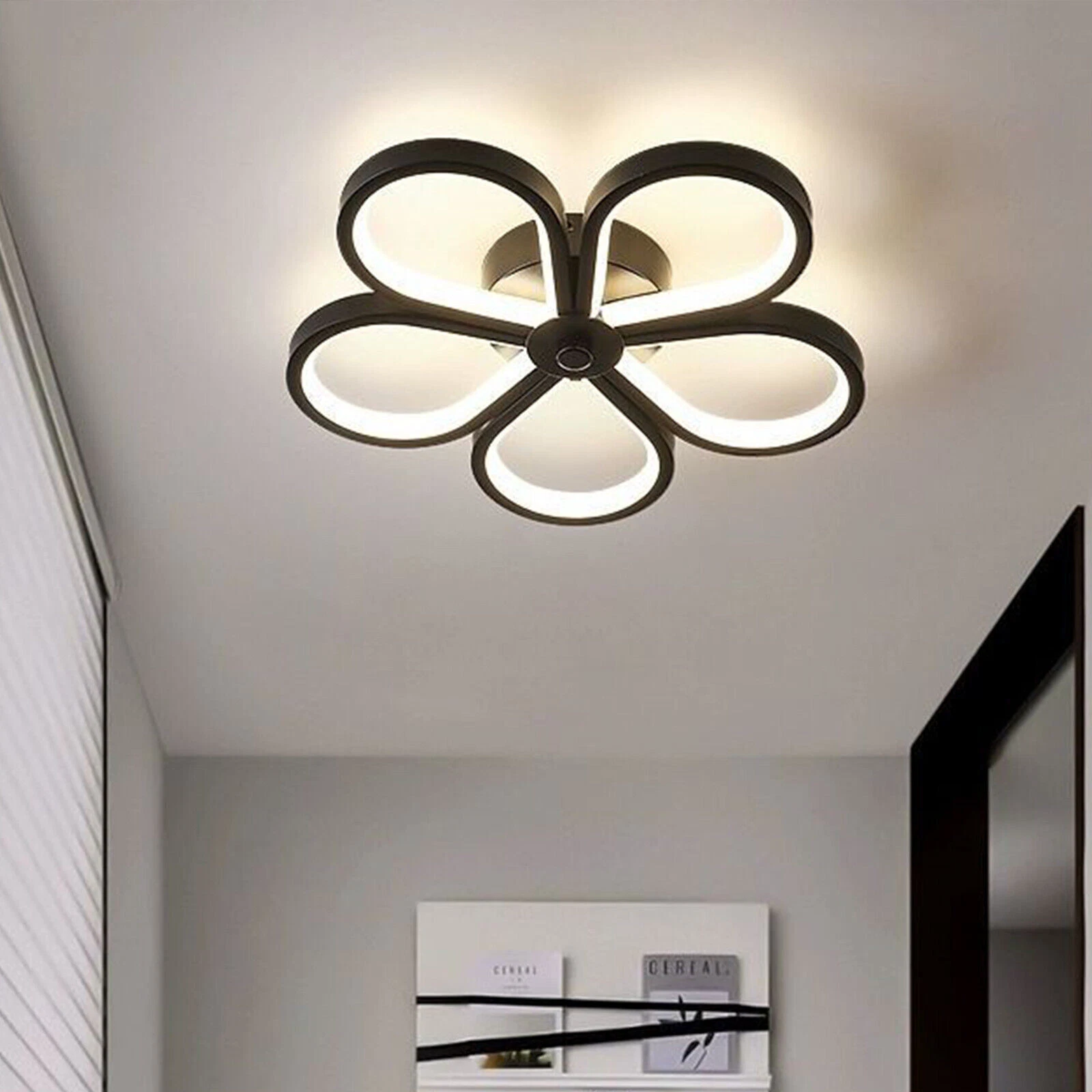 Bedroom LED Ceiling Lights Chic Chandelier Dimmable Modern Living Room Light uk - Picture 2 of 14