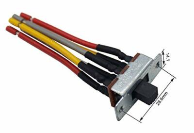 Genuine Ceiling Fan Reverse Direction Slide Switch 6 Pin ZE-209-22 SL13B WellTec