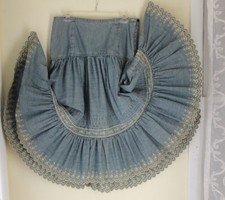 Polo Ralph Lauren -misura UK 8 Elegante a Strati Gitano a-Line Completo Western