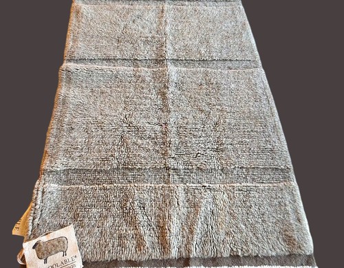 Rug Lorena Canals Woolable 100% Wool Sheep Washable Step Gray 32"x56" MRSP $399 - Picture 2 of 11
