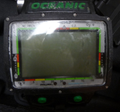 Oceanic Data Trans Plus,untested,with case and wrist band