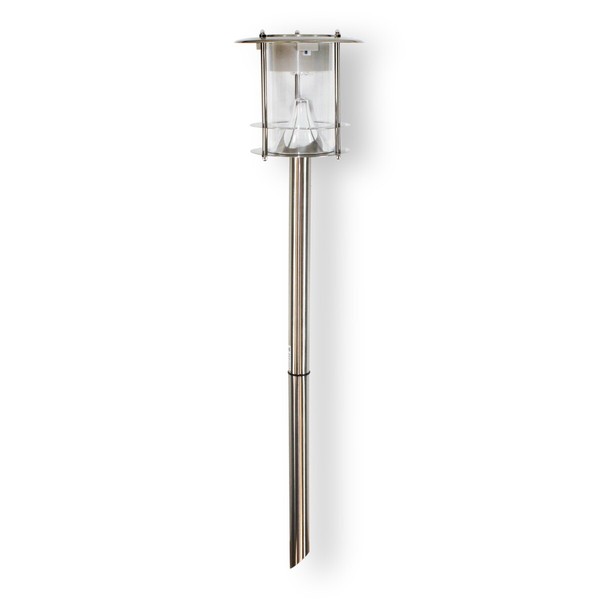 Solar Gartenleuchte Edelstahl 6 Led Solarlampe Solarleuchte Gartenbeleuchtung-image