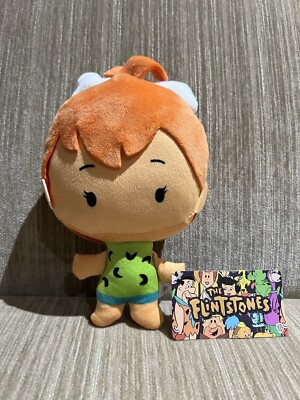 Warner Brothers The Flintstones Pebbles 8  Chibi Plush Toy Factory New with Tag