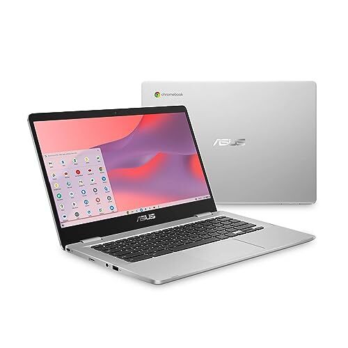 ASUS Chromebook C424 14-inch FHD Laptop Intel N4020 4GB RAM 64GB Storage Silver-image