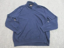 Tasso Elba Sweater Mens Adult Extra Large Blue Lightweight Preppy Casual
