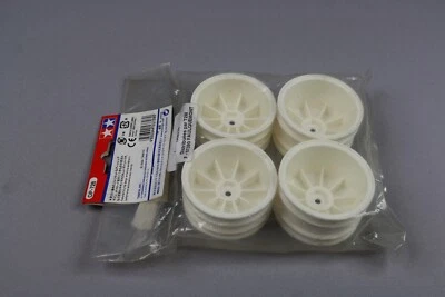 ZC3590 Tamiya OP-728 piece voiture RC 4 jante blanche 4WD off road F40/24 F60/29 - Photo 1/3
