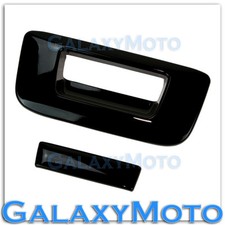07-13 Chevy Silverado Gloss Black Tailgateno Keyholeno Camera Handle Cover