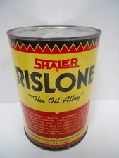Vintage SHALER RISLONE Auto Car Engine Oil Additive FULL QT  Gas Station/ Garage