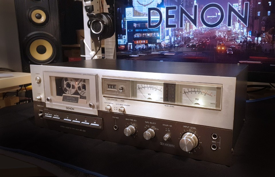 Denon DR250 STEREO CASSETTE DECK Piastra a cassette DOLBY BI
