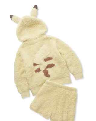 gelato pique イーブイ ルームウェアセット ポケモンスリープ】【メンズ】ベビモコ イーブイ パーカ＆ハーフパンツ