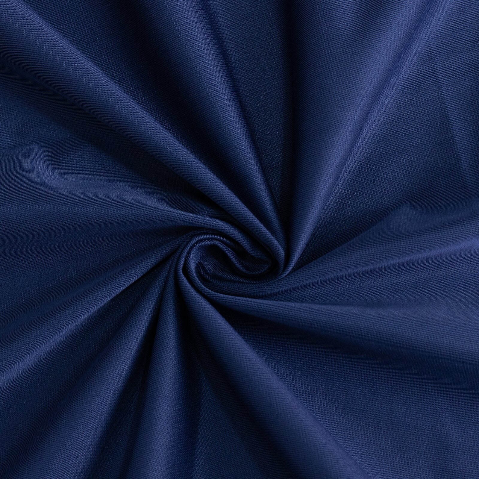 54" x 54" NAVY BLUE Scuba Polyester Square TABLECLOTH Wedding Table Linens Party