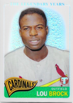 2005 Topps Pristine Lou Brock 246/549 Refractor #9