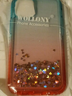 Wollony Iphone 12 Quicksand Case Lake Pink New Bin 10