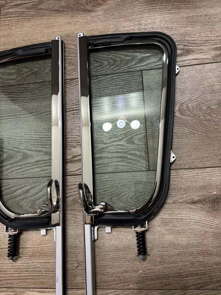 Chevy GMC 1955-1959 camioneta camioneta ventilación poste montaje vidrio verde diestro y derecho Foto 2 de 4