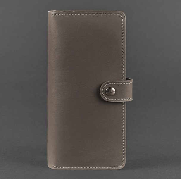 Women's Elegant Wallet with Card Slot Made of Genuine Leather Handmade